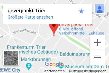 Karte unverpackt Trier